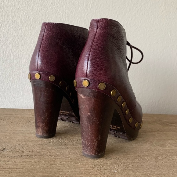 Marc by Marc Jacobs- Rivet Platform Bootie Prune - Picture 4 of 11
